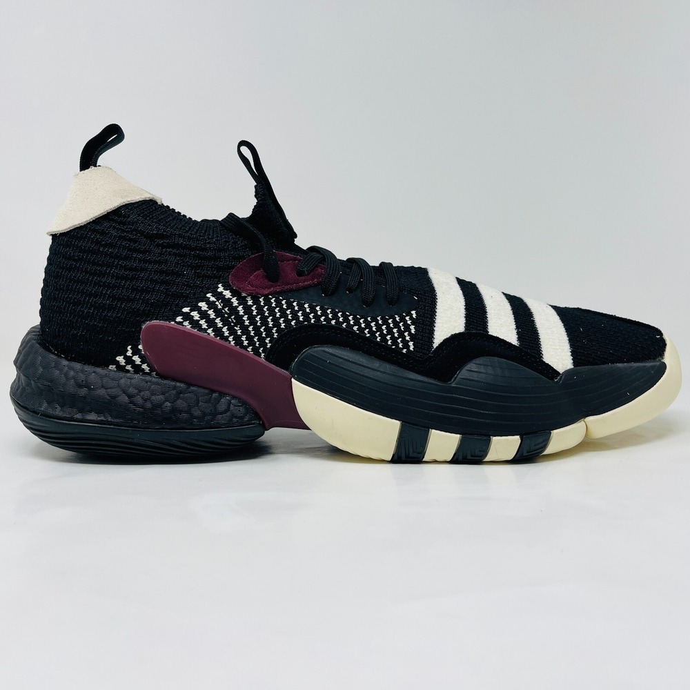 Adidas Trae Young 2.0 Texas A&M Aggies Black Basketball Shoes Men Size 14 IG9454